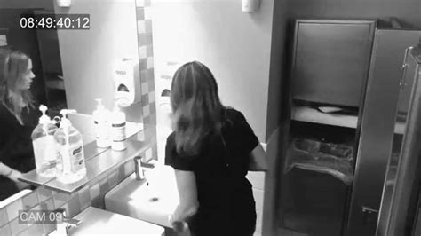 Security Cams Womens Bathroom Youtube