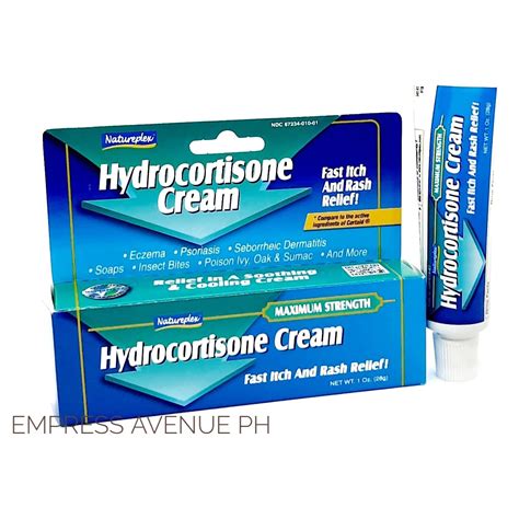 Natureplex Hydrocortisone Cream Fast Itch And Rash Relief For Eczema