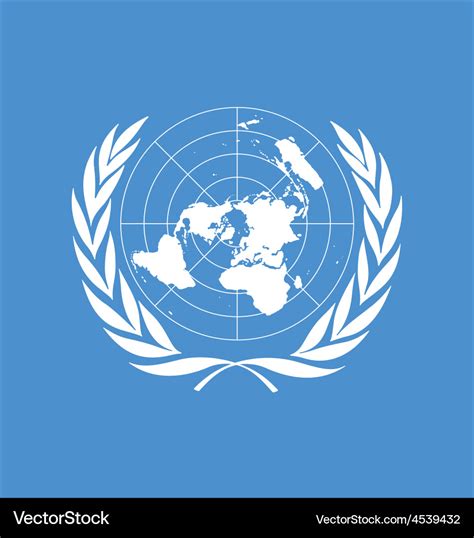 Logo United Nations Royalty Free Vector Image Vectorstock