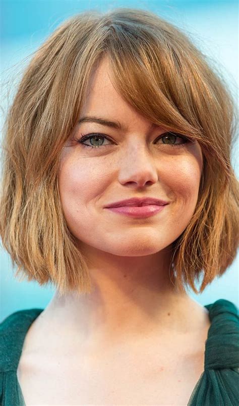 Top Best Short Hairstyles With Bangs For Round Faces Hairstyles
