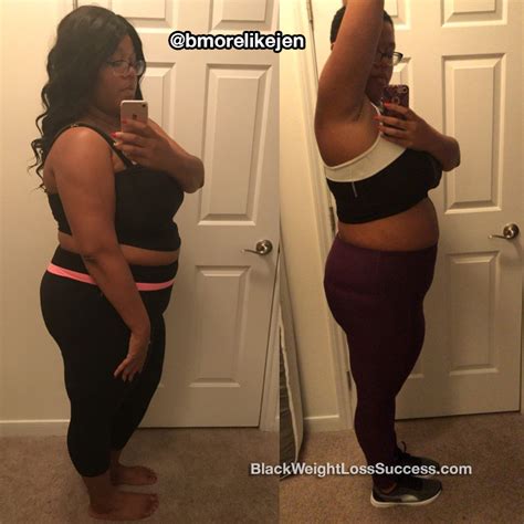 Jennifer Lost 41 Pounds Black Weight Loss Success