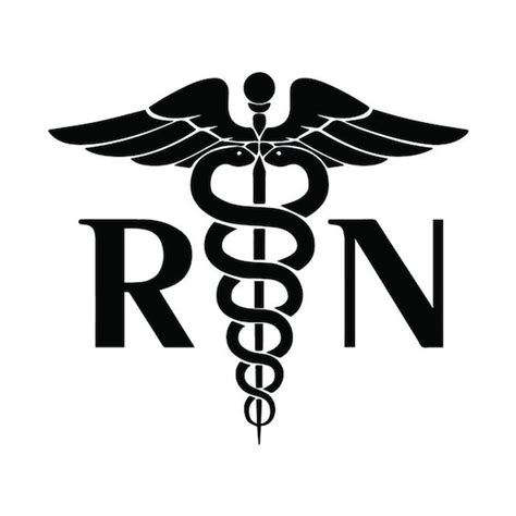 Nurse Rn Svg Eps Jpeg Clean Lines And Ready For Your Project Etsy