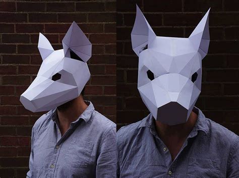hazlo tú mismo las máscaras geométricas de papel de steve wintercroft cultura inquieta