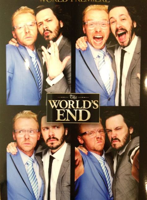 Simon Pegg And Edgar Wright The Worlds End Uk Premiere 10072013 So