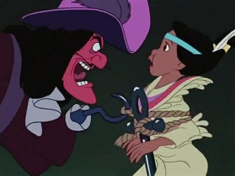 Captain Hook Captures Tiger Lily Animation Peter Pan And Tinkerbell Peter Pan