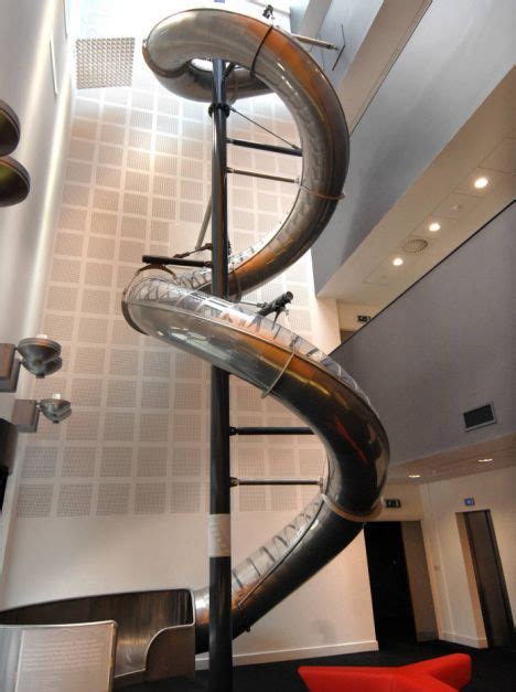 Spectacular Office Slides Indoor Slides Cool Rooms Stair Slide