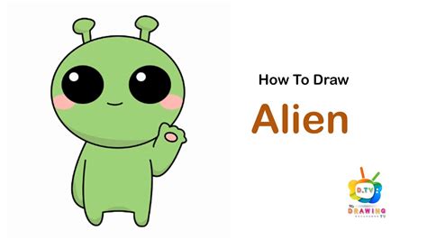How To Draw An Alien Step By Step Drawing Tutorials