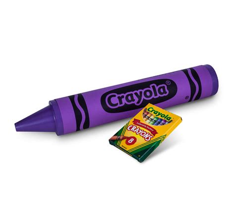 Giant Crayola Crayon Peace Love Purple Crayola