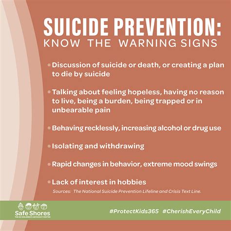 Suicide Prevention The Facts Warning Signs And How To Help Safe Shores