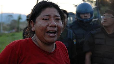 Evo Morales Dispersa Por La Fuerza Una Marcha De Indígenas