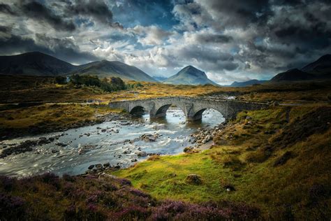 Sligachan Bridge Auf Der Isle Of Skye Foto And Bild Architektur Europe