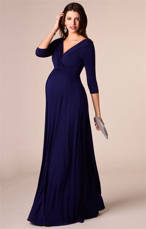 Willow Maternity Gown Long Eclipse Blue Maternity Wedding Dresses