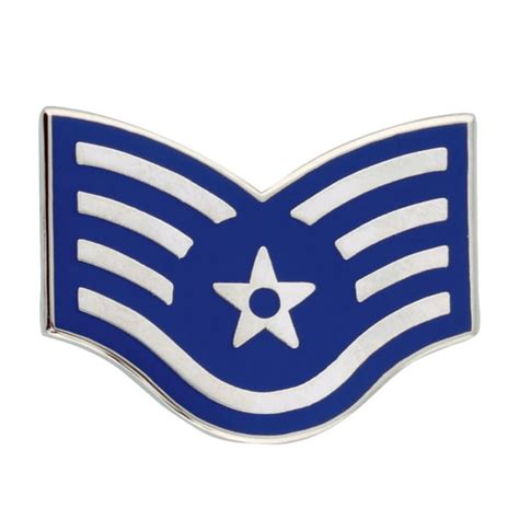 Air Force Staff Sergeant Rank Pin