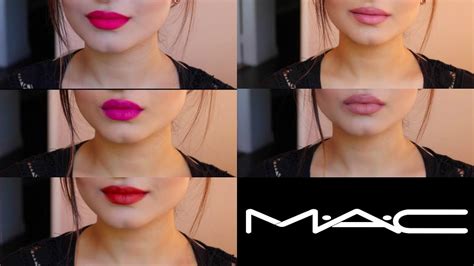 Top 5 Mac Universal Lipstick Shades 2016 Try On Medium Olive Skin