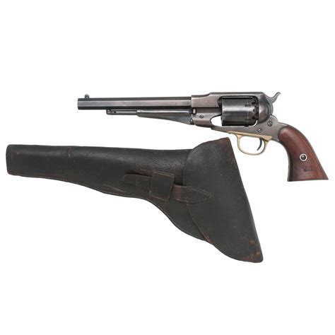 Martially Marked Remington New Model Army Revolver With Holster Cowan