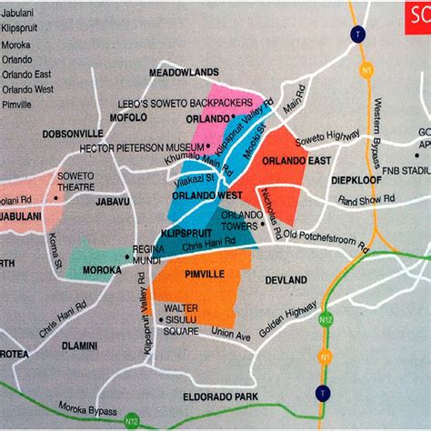 Map Of Soweto Sourceza 2019 Download Scientific