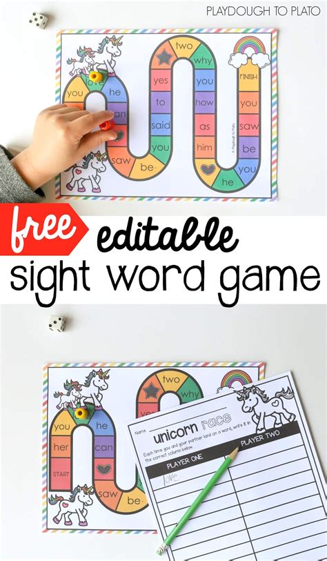 Sight Word Games Archives Playdough To Plato Sight Wo
