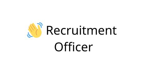 Recruitment Officer Oraai