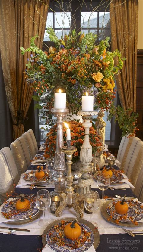 How to properly set a table for thanksgiving. Antiques in Style | Fall table settings, Thanksgiving ...