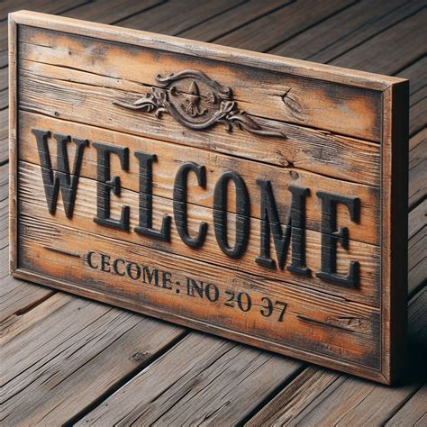 Wooden Welcome Sign Free Stock Photo Public Domain Pictures