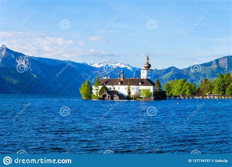 Gmunden Schloss Ort Austria Stock Image Image Of Alps Scenery