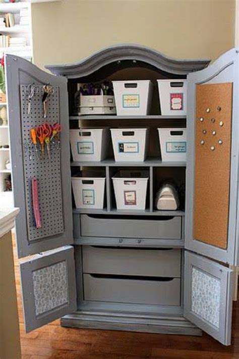 8 Diy Projects For Making A Crafting Armoire Handy Diy