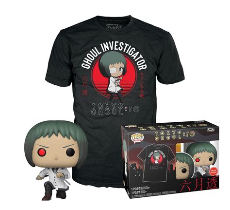 Funko Pop And Tee Tokyo Ghoul Toru Mutsuki Gamestop Exclusive