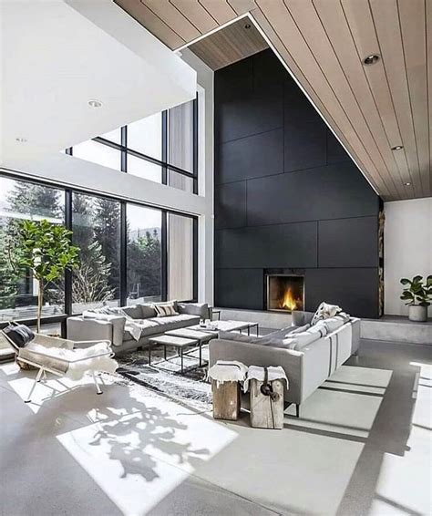 High Ceilings Black Cladding Timber My Sunday Interior Happiness