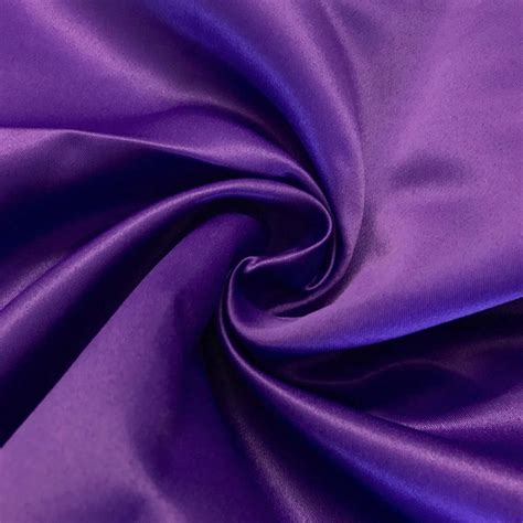 Purple Matte Satin Peau De Soie Duchess Fabric Bridesmaid Etsy