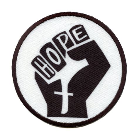 Hope Blm Fist Embroidered Iron On Fotopatch Patch Collection