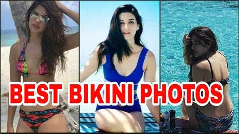 Rhea Chakraborty Kriti Sanon Sara Ali Khan Hottest Bikini Moments That Went Viral On Social