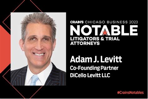 Adam Levitt Named A Notable Litigator And Trial Attorney By Crains