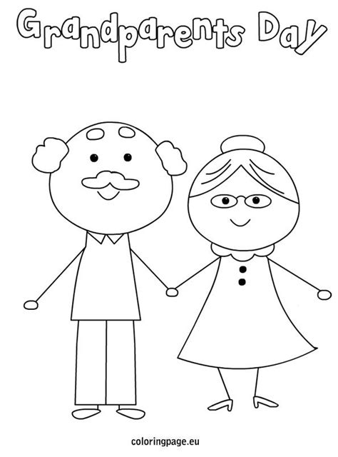 We are always adding new ones, so make sure to come back and check us out or make a suggestion. Grandparents day coloring page | Grandparent's Day ...