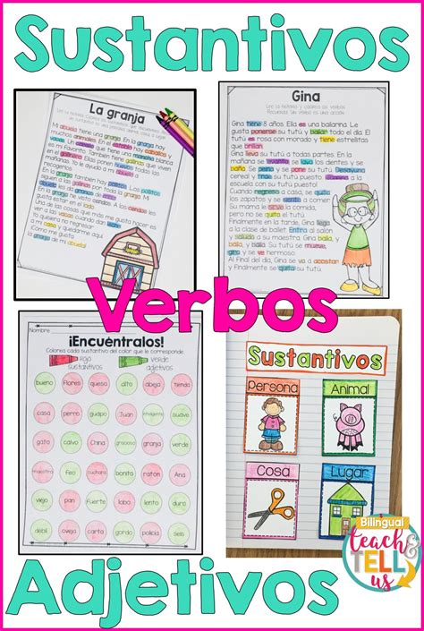Verbos Adjetivos Y Sustantivos Downloads