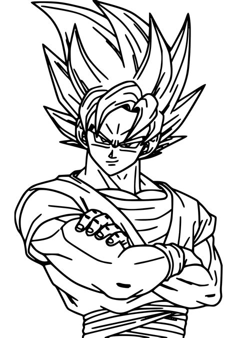 Last year i was on a major dbz kick and drew a b. Dragon Ball Z Goku Drawing | Free download on ClipArtMag