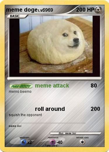 Pokémon Meme Doge 9 9 Meme Attack My Pokemon Card