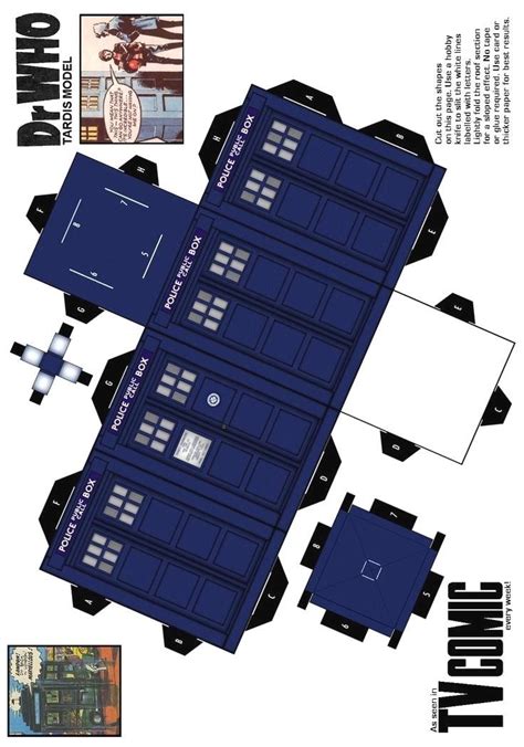 9 New Tardis Papercraft Freedom