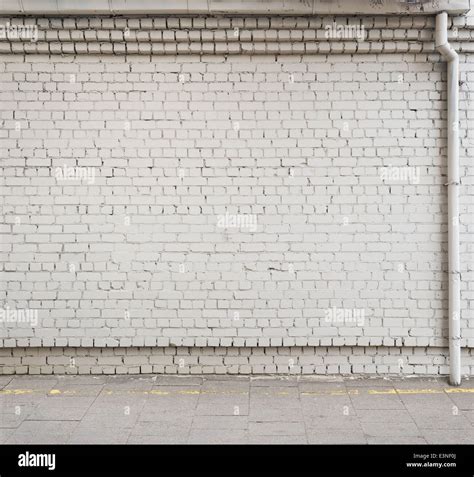 Urban Background Empty Street Wall Stock Photo Alamy