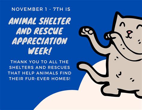 Animal Shelter And Rescue Appreciation Week Roice Hurst Humane Society