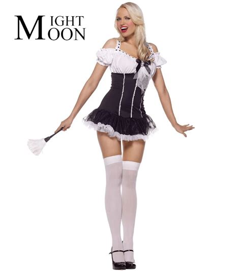 Moonight Sexy Lingerie French Maid Costume Cosplay Anime Role Playing Game Uniforms Sexy