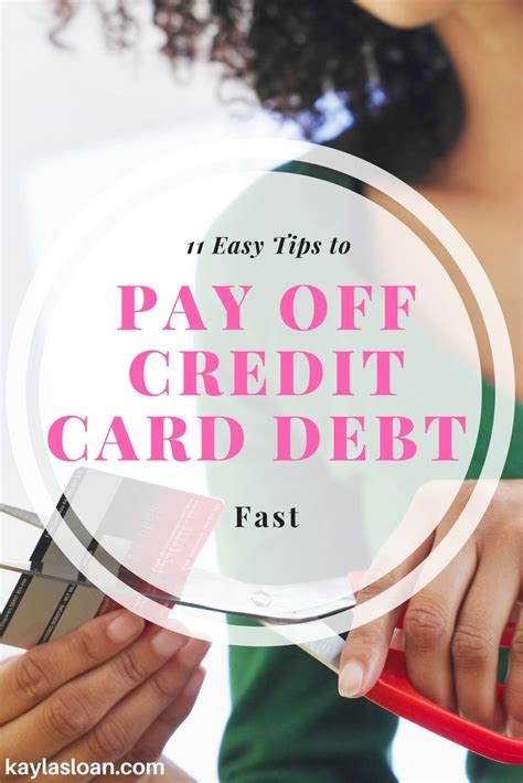 11 Smart Tips To Pay Off Credit Card Debt Fast Paying Off Credit