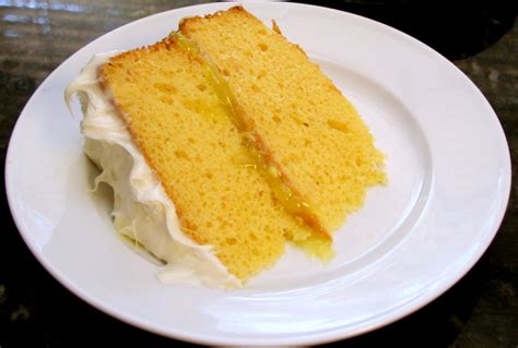 Lemon Layer Cake With Lemon Curd Filling Recipe