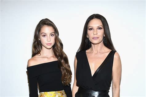 Catherine Zeta Jones Poses With Daughter Carys