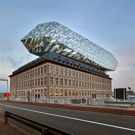 Zaha Hadid Architects Sits Rippling Glass Lump On Top Of Antwerp Port