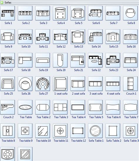 24 House Layout Symbols