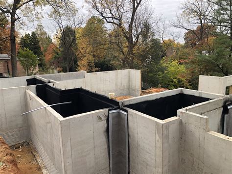 Residential Concrete Foundation Project At 2680 Chain Bridge Rd Nw
