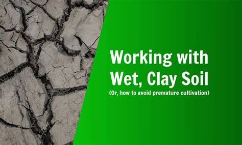 How To Work With Wet Clay Soil Natures Lawn And Garden