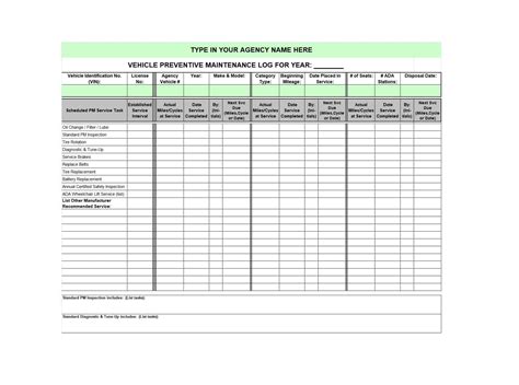 Home forms guides & templates home maintenance template for excel 2013. Vehicle Maintenance Spreadsheet inside 40 Printable ...