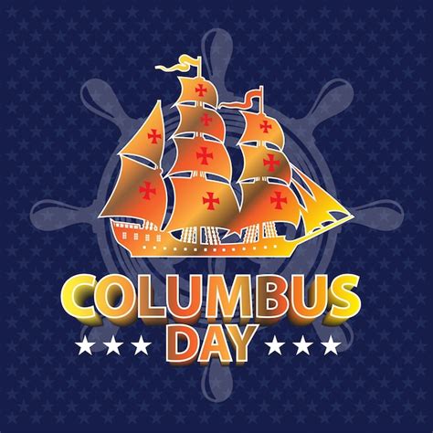 Premium Vector Happy Columbus Day