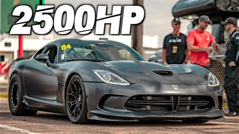 2500hp Turbo Viper Rips 8500rpm To 210mph Worlds Fastest Gen V Vipers